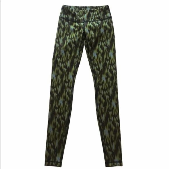 Lululemon 31" long Full-length Wunder Under Print Leggings Size 4 - Picture 6 of 8